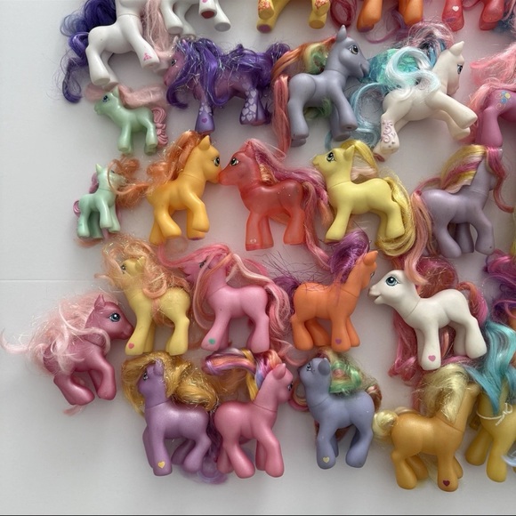 Vintage MLP My Little Pony Huge Toy Lot 49 Ponies Figures Minis G3 Mix Gen RARE! - Picture 9 of 16